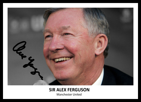 Sir Alex Ferguson Signed