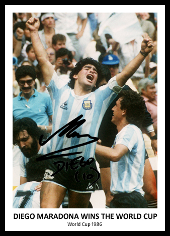 Diego Maradona Signed
