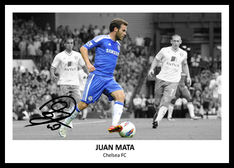 Juan Mata Signed