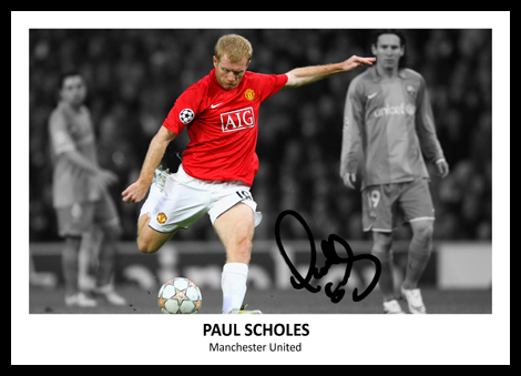 Paul Scholes Signed
