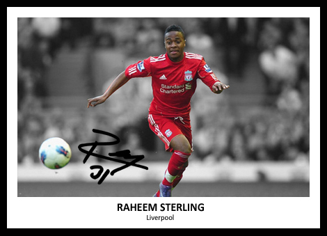 Raheem Sterling Signed