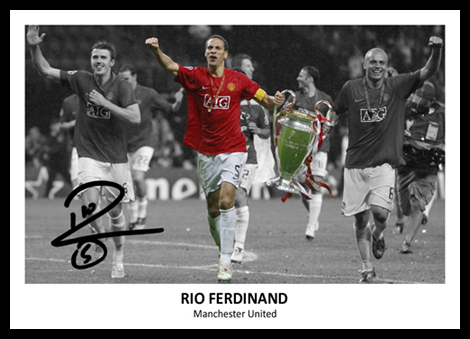 Rio Ferdinand Signed