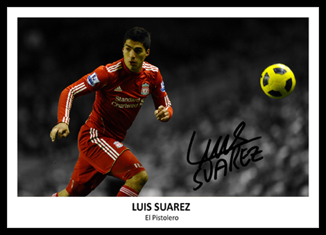 Luis Suarez Signed